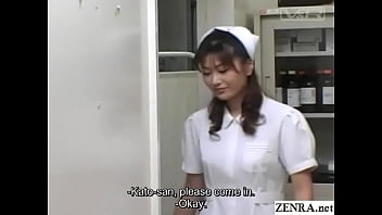 Breast exam footage from a prestigious Japanese hospital for a new group of female employees both skinny and fat featuring nipple stimulation and more with English subtitles